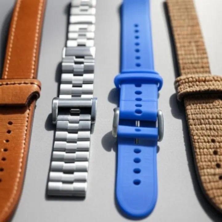 Porównanie różnych materiałów pasków do zegarków
