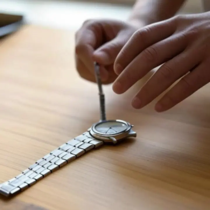 Instrukcja wymiany metalowego paska w zegarku