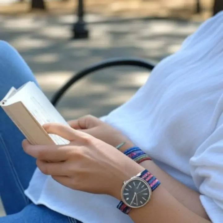 Zegarki z tekstylnymi paskami w codziennych i plenerowych stylizacjach